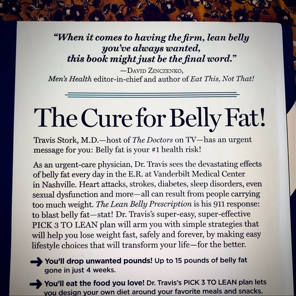 New LEAN Belly Rx Book by Dr. Travis Stork, MD - Picture 3 of 8